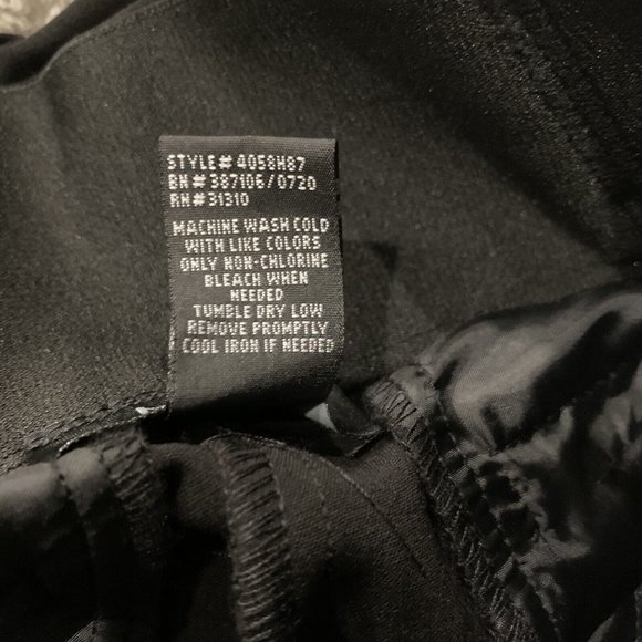 BCX Junior’s Straight-leg Trousers Pants Size 0 Black - Picture 5 of 5